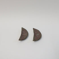 Japanese Ash-Glazed Ceramic Mame (Bean) Dish