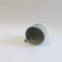 Japanese Shigaraki Katakuchi Bowl with Ash-White Glaze