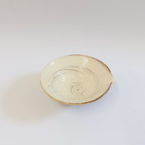 Korean Wood-fired Guiyal Buncheong Spouted Tea Bowl
