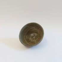 Japanese Shigaraki Ash-Glazed Tea Bowl with Brushwork