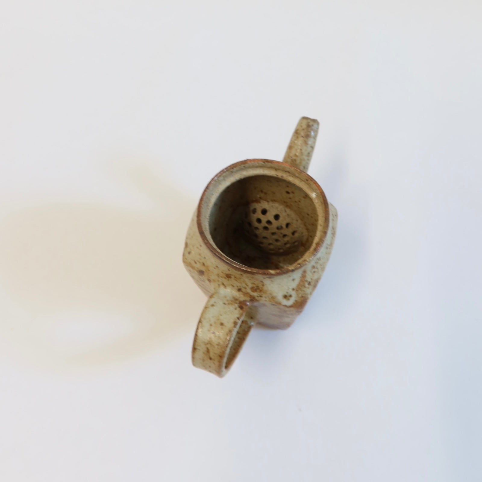 Korean Wood-Fired Sanggam Inlaid Bird Teapot