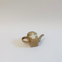 Korean Wood-Fired Sanggam Inlaid Bird Teapot