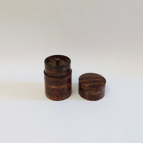 Japanese Wild Cherry Bark Tea Canister, 2 Sizes