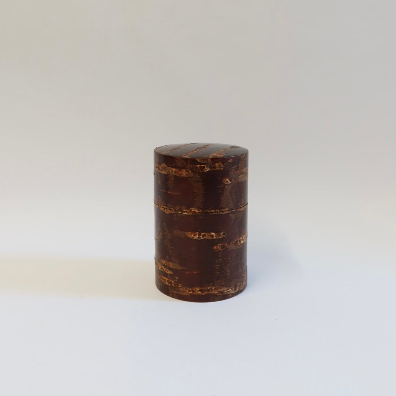 Japanese Wild Cherry Bark Tea Canister, 2 Sizes