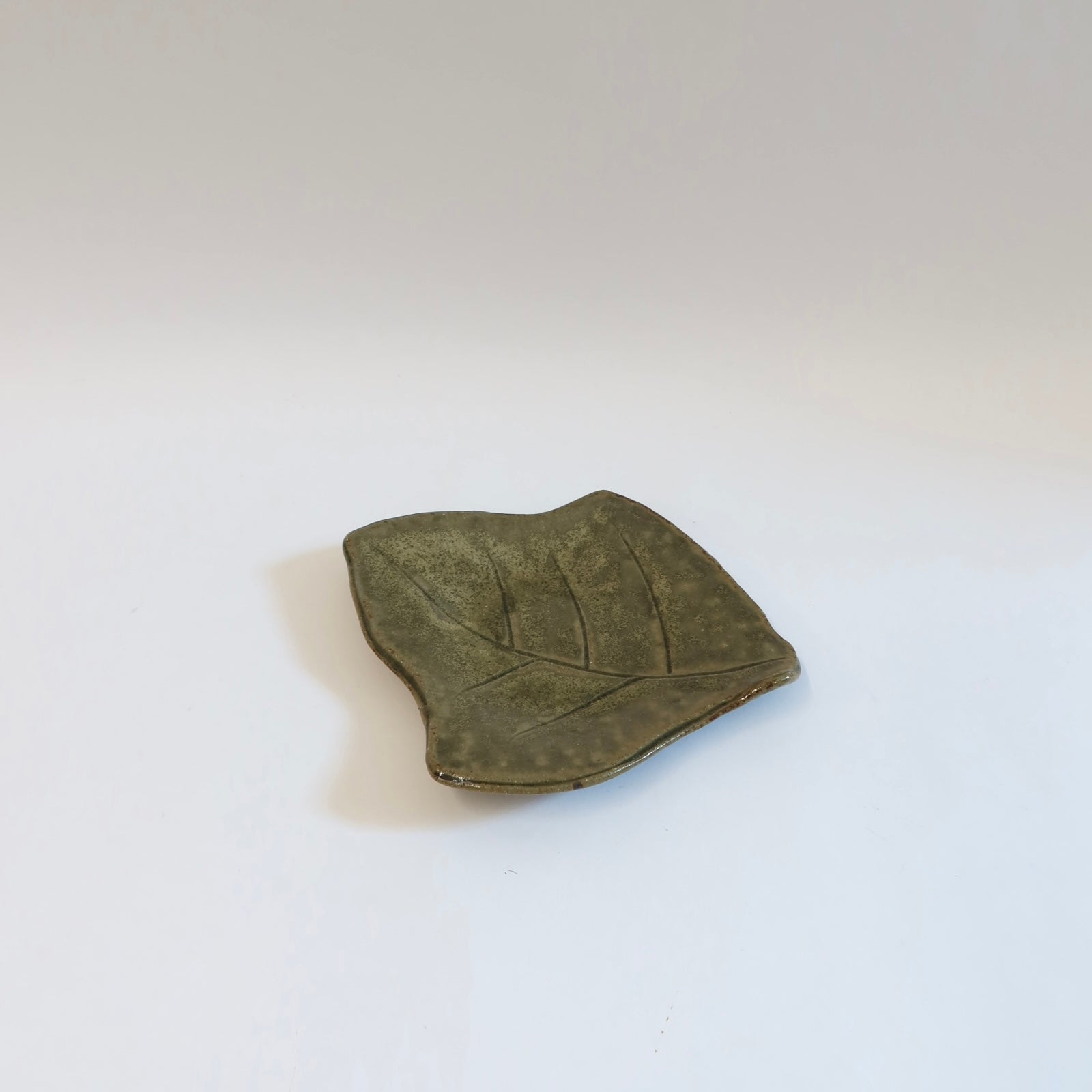 Japanese Shigaraki Leaf Plate