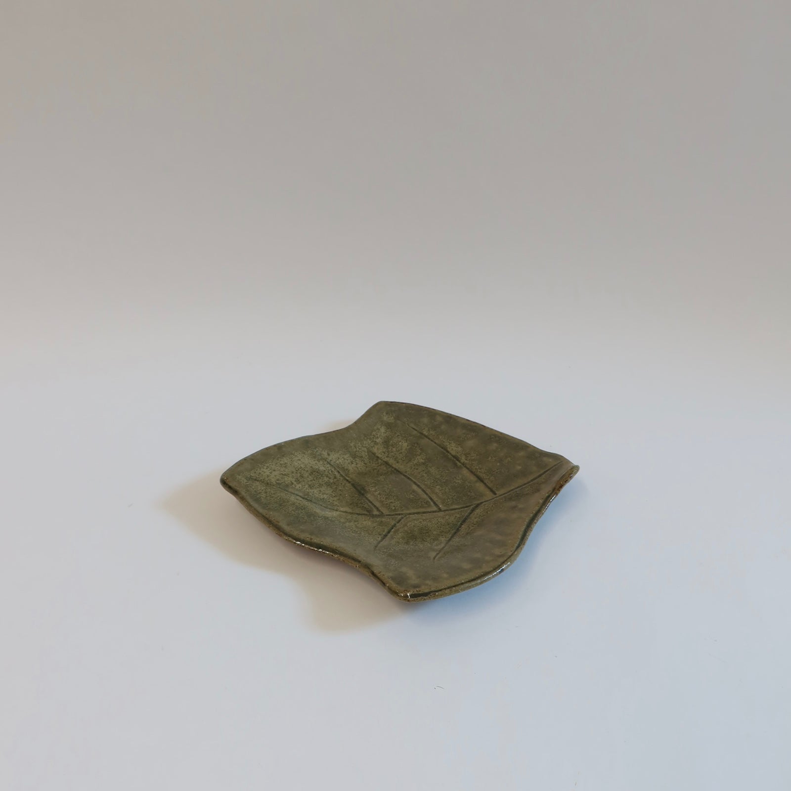 Japanese Shigaraki Leaf Plate