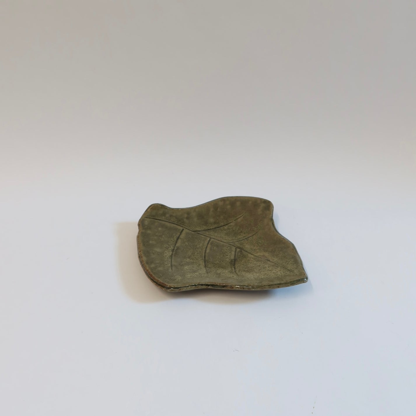 Japanese Shigaraki Leaf Plate
