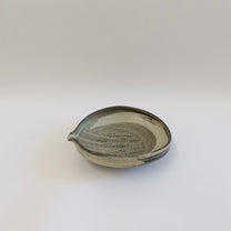 Japanese Shigaraki Ceramic Katakuchi Shallow Bowl