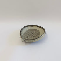 Japanese Shigaraki Ceramic Katakuchi Shallow Bowl