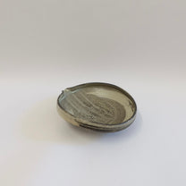 Japanese Shigaraki Ceramic Katakuchi Shallow Bowl
