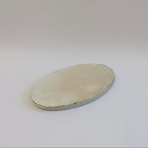 Korean Buncheong Texturized Oval Plate, M