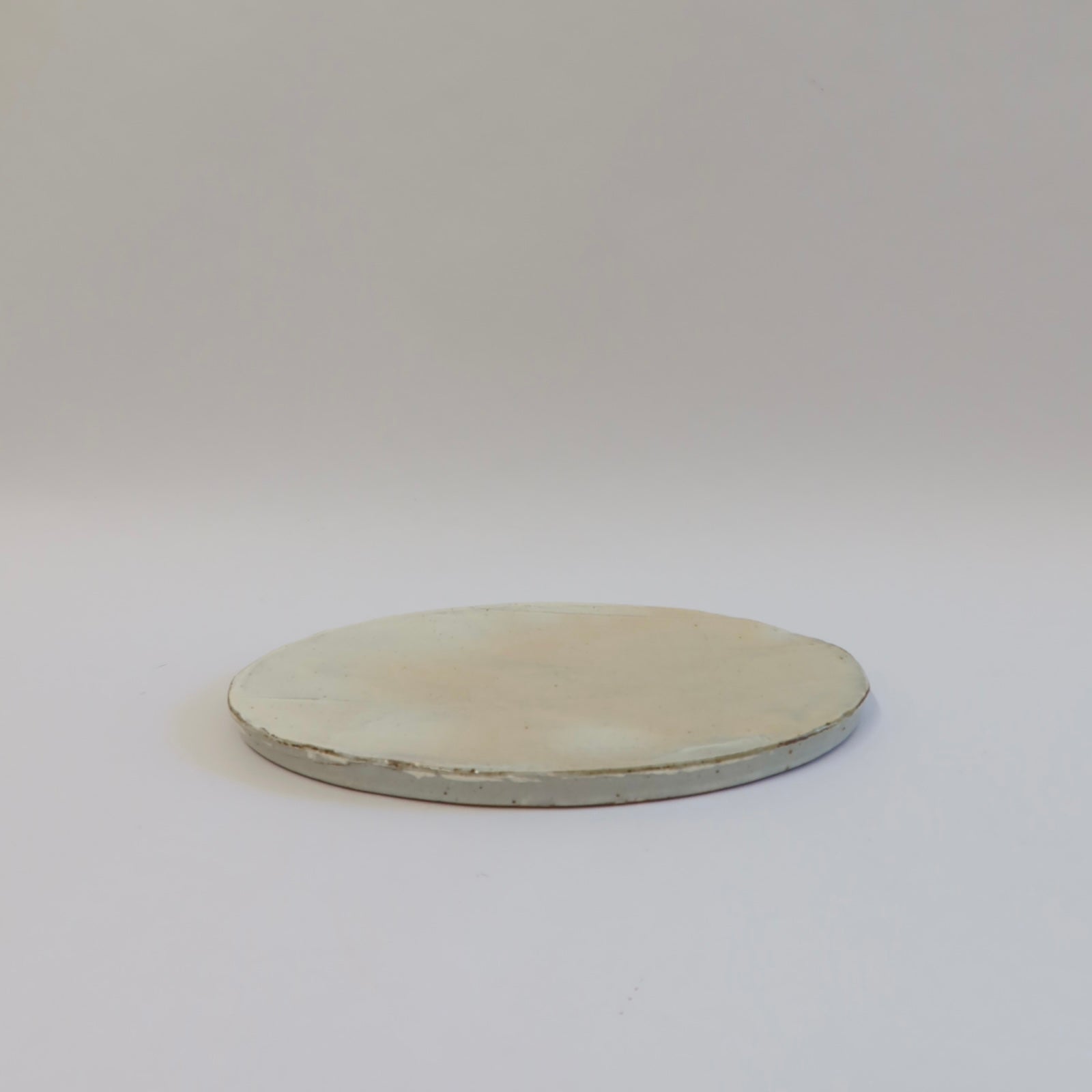 Korean Buncheong Texturized Oval Plate, M