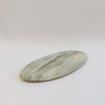 Korean Guiyal Buncheong Oval Plate, L