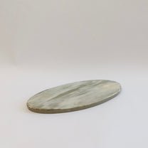 Korean Guiyal Buncheong Oval Plate, L