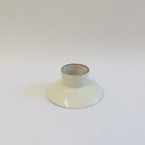 Korean Buncheong Ceramic Round High-Footed Plate, L