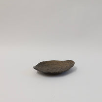Japanese Shigaraki Konoha-zara (木の葉皿) Leaf Plate, Earthy Brown