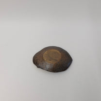 Japanese Shigaraki Konoha-zara (木の葉皿) Leaf Plate, Earthy Brown
