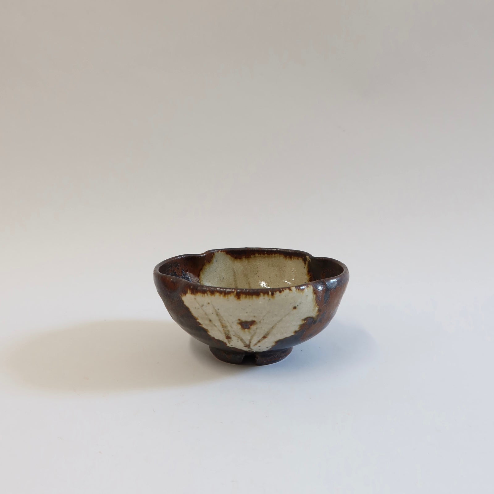 Japanese Floral Shigaraki Bowl