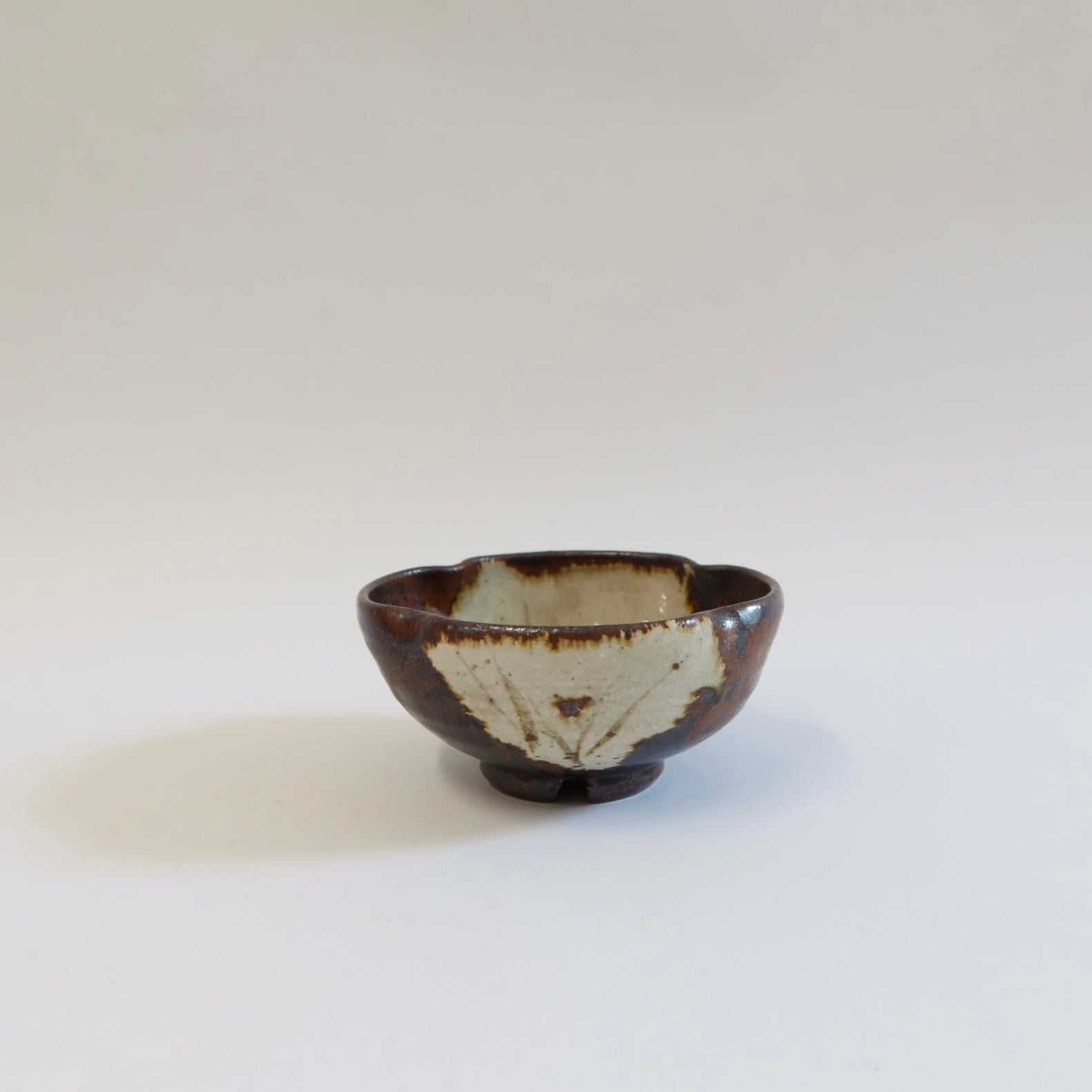 Japanese Floral Shigaraki Bowl