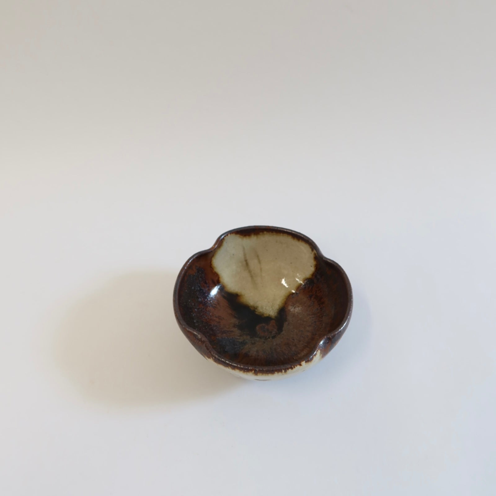 Japanese Floral Shigaraki Bowl