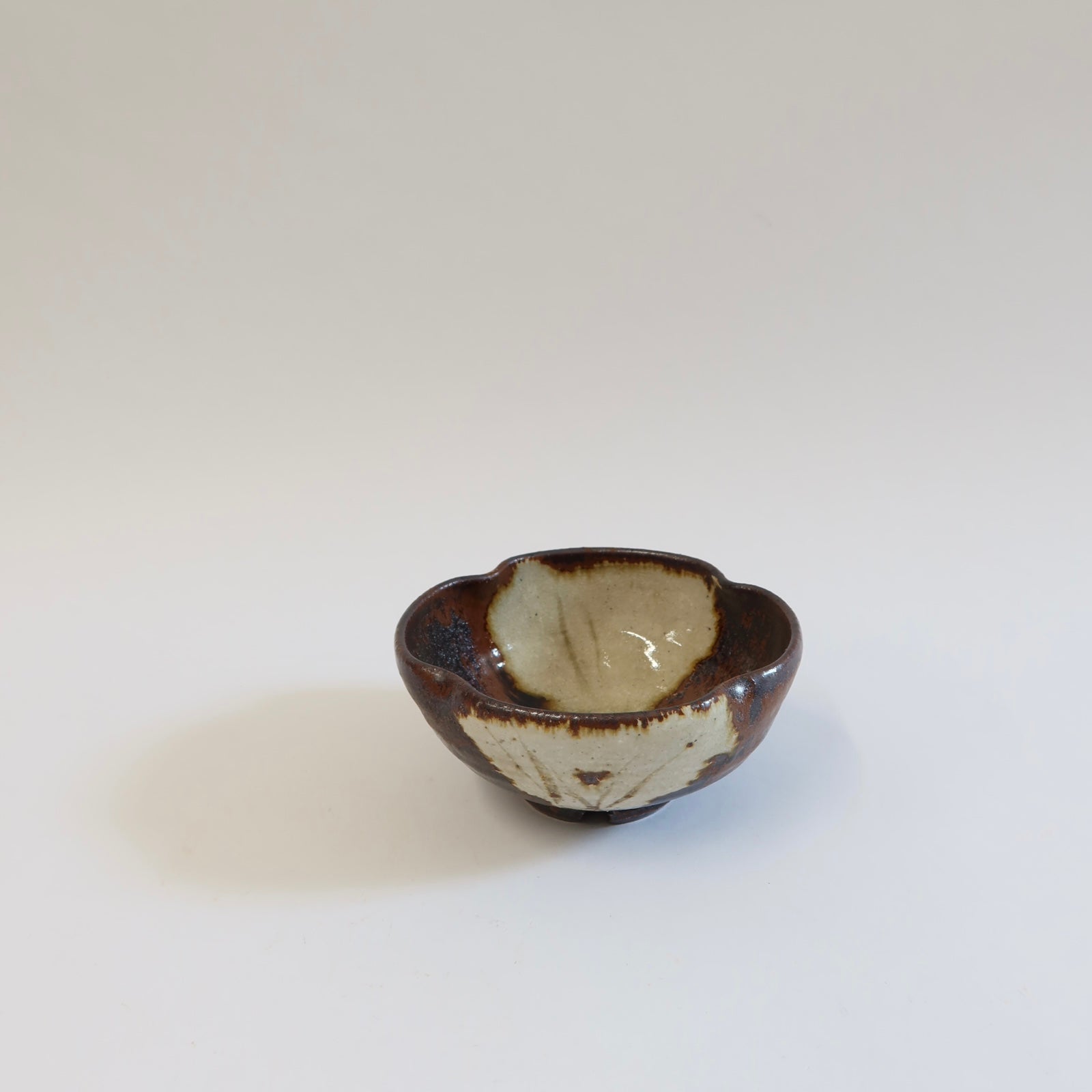 Japanese Floral Shigaraki Bowl