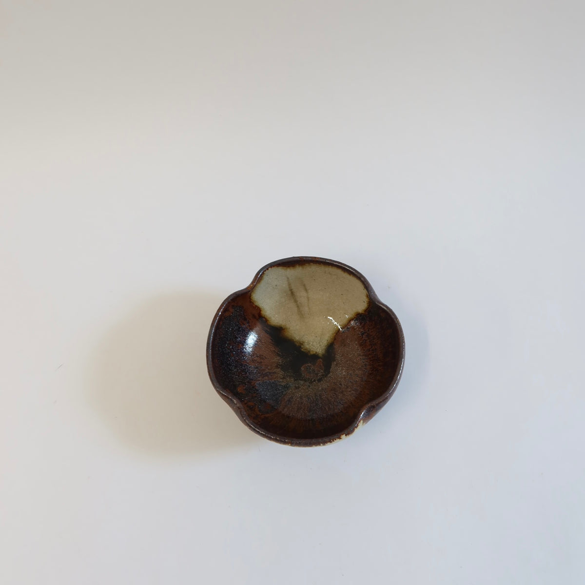 Japanese Floral Shigaraki Bowl