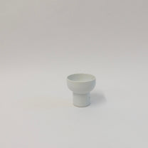 Korean Baekja Porcelain Cup, Cloud-Shaped Openwork Detail
