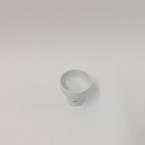 Korean Baekja Porcelain Cup, Cloud-Shaped Openwork Detail