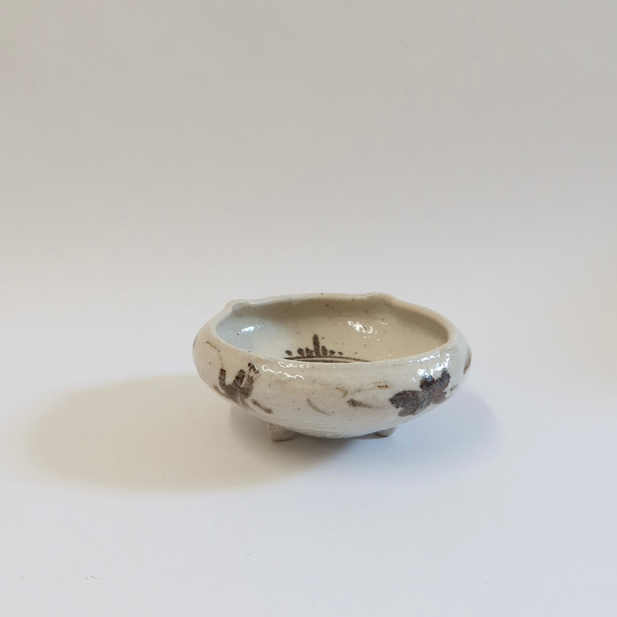 Japanese Shino-Oribe Chidori Bowl