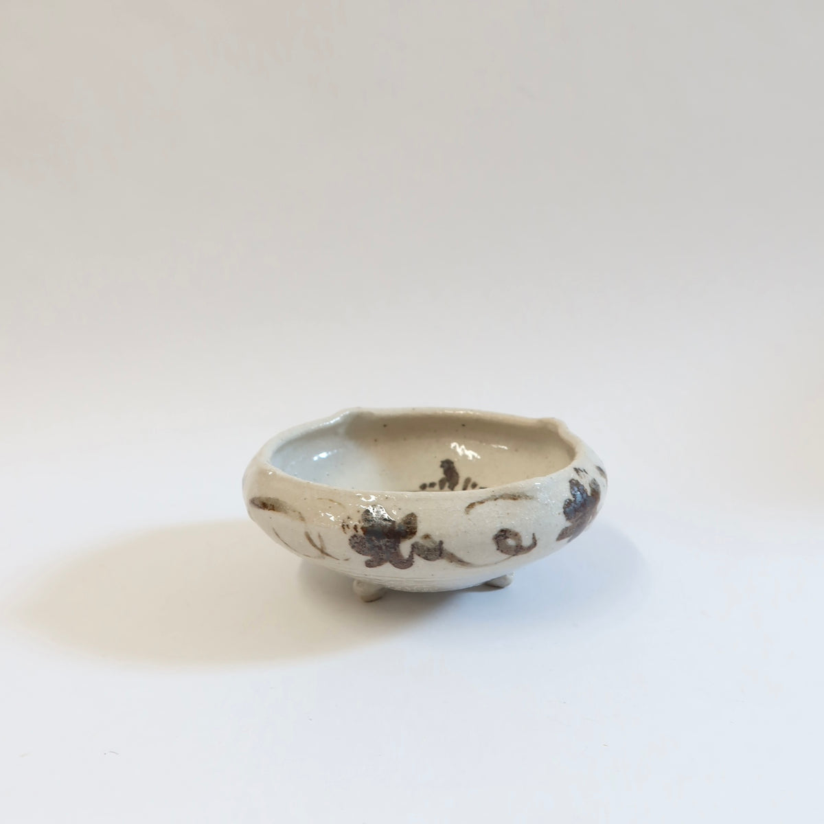Japanese Shino-Oribe Chidori Bowl