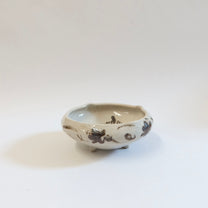 Japanese Shino-Oribe Chidori Bowl