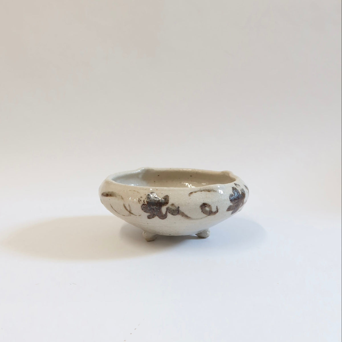 Japanese Shino-Oribe Chidori Bowl