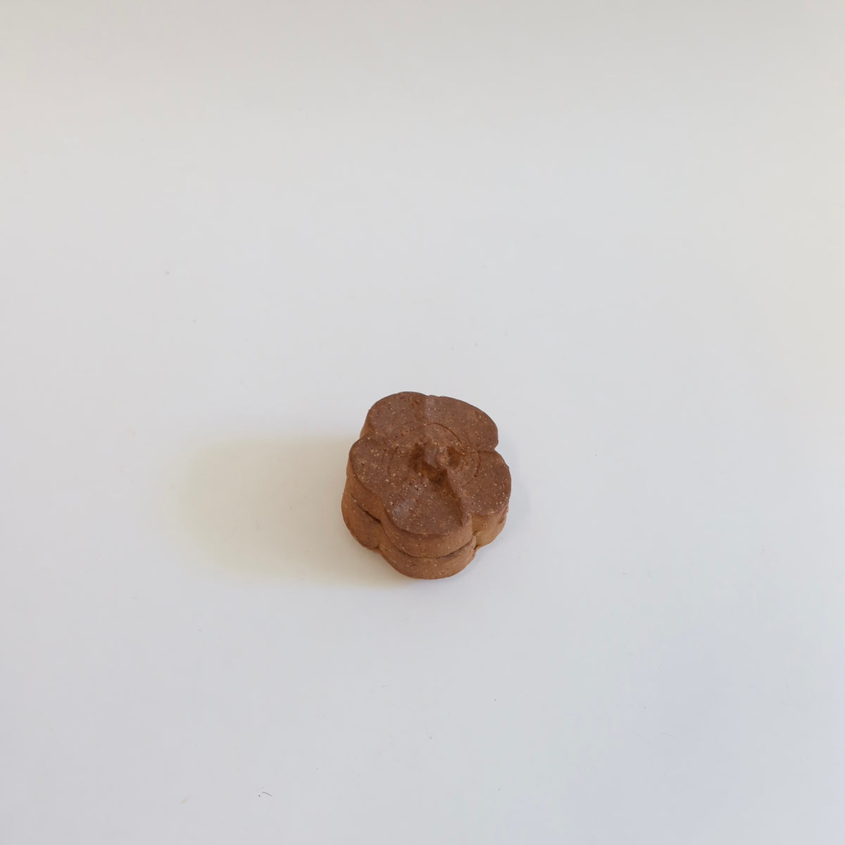 Japanese Wood-fired Shigaraki Natural-ash-glazed Kōgō. Incense case