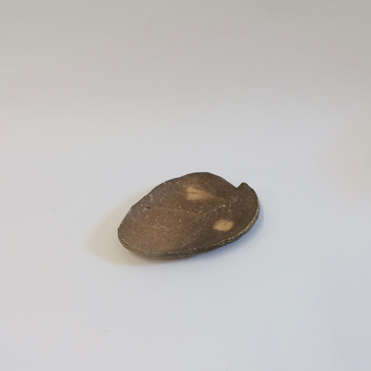 Travel edition: Japanese Wood-fired Shigaraki Leaf-shaped Plate