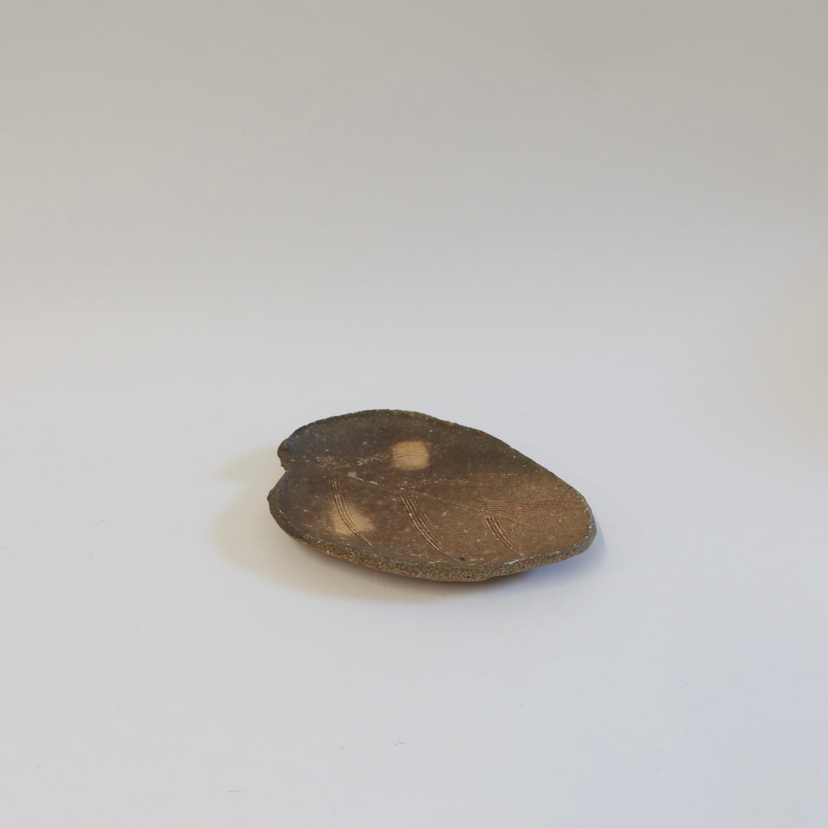 Travel edition: Japanese Wood-fired Shigaraki Leaf-shaped Plate