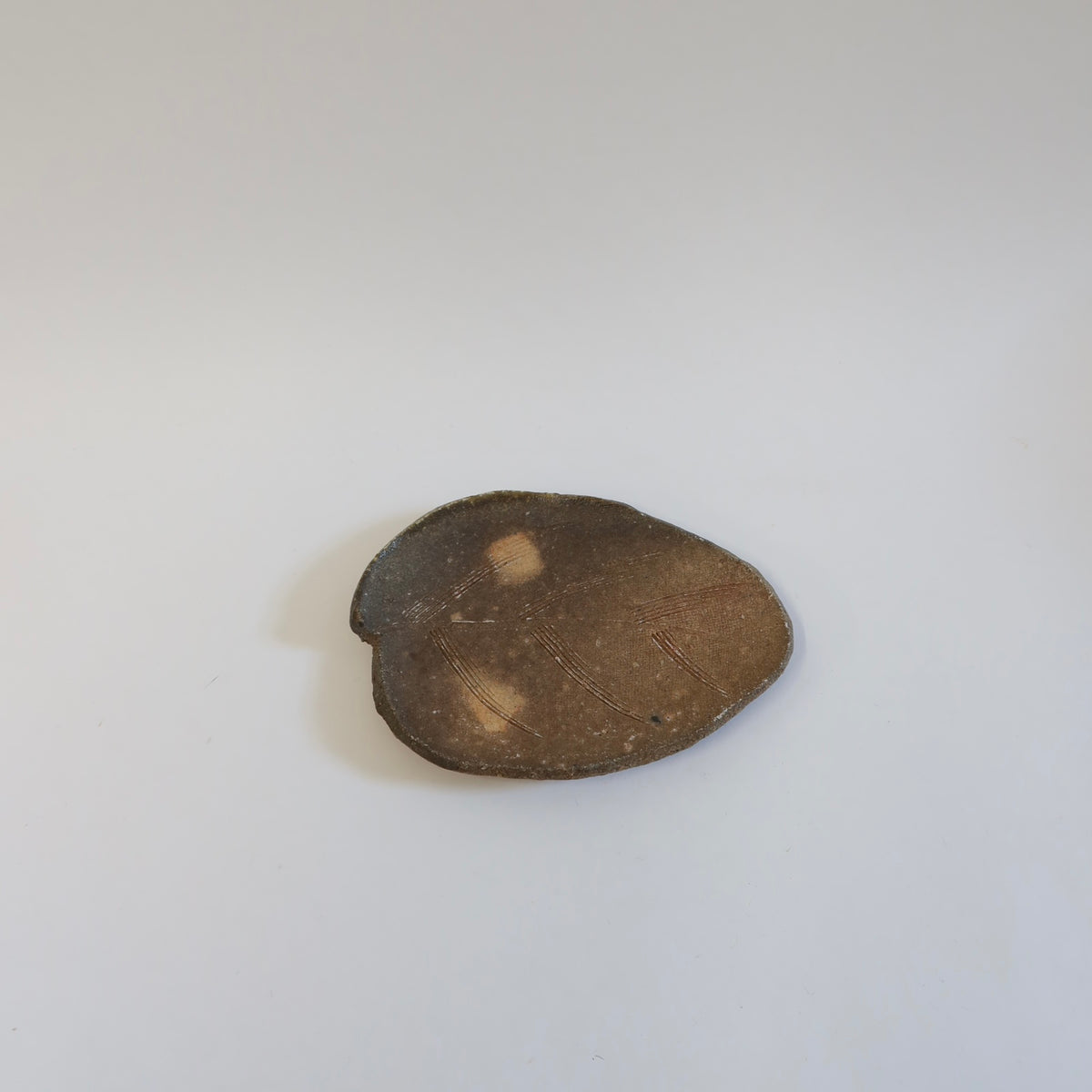 Travel edition: Japanese Wood-fired Shigaraki Leaf-shaped Plate
