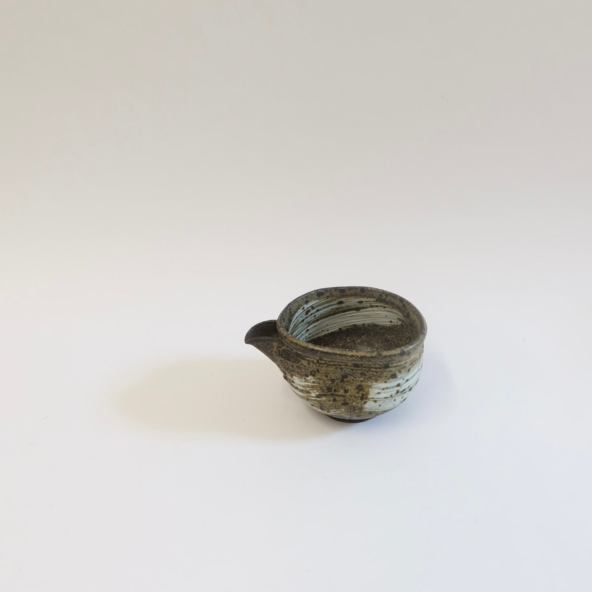 Japanese Ceramic Katakuchi and Cup