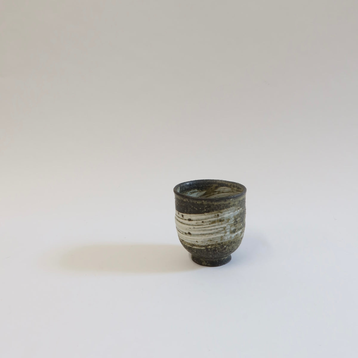 Japanese Ceramic Katakuchi and Cup