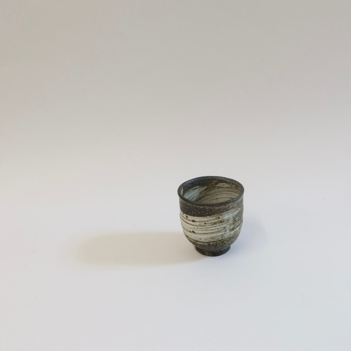 Japanese Ceramic Katakuchi and Cup