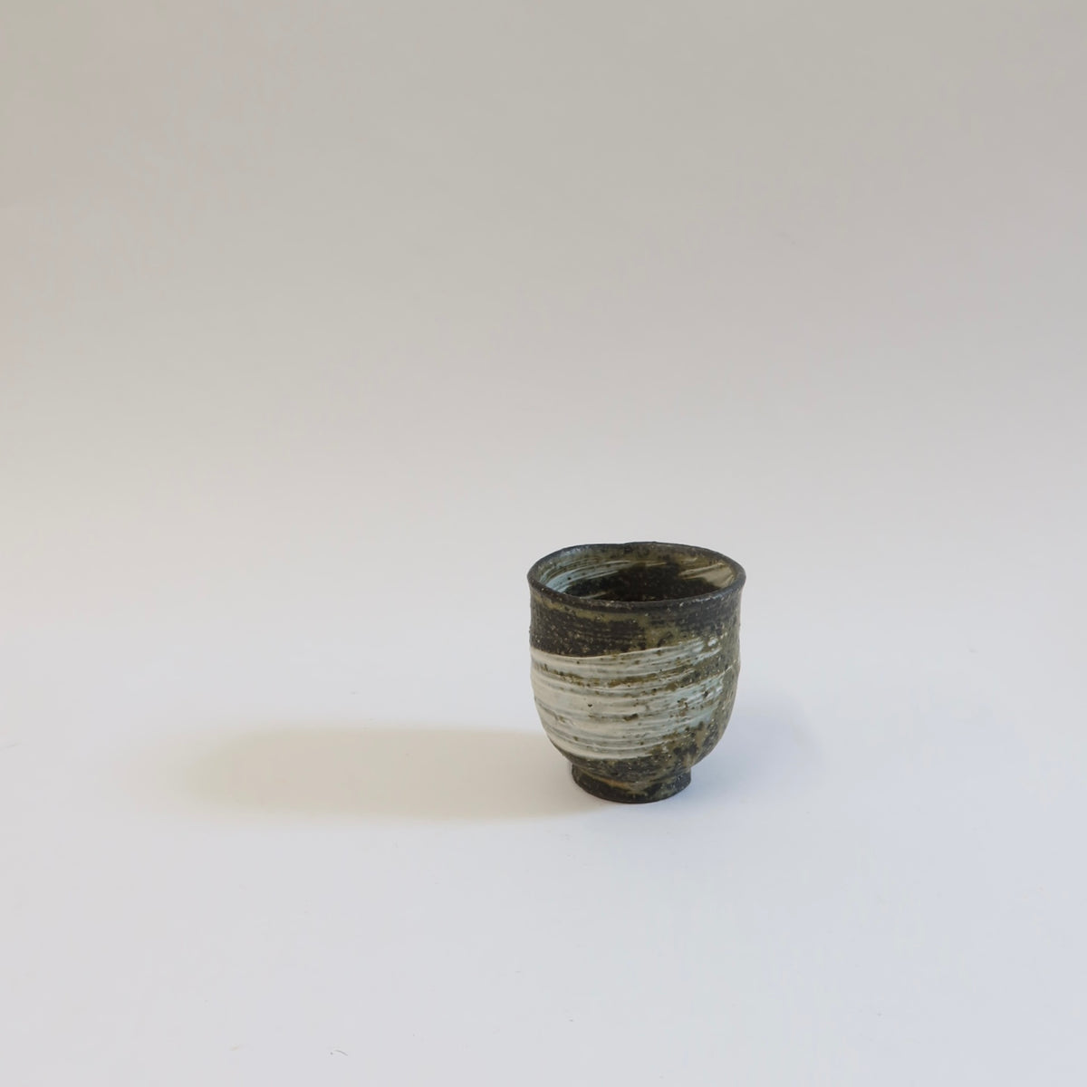 Japanese Ceramic Katakuchi and Cup