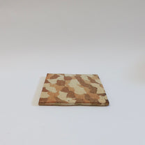 Korean Wood-fired Stoneware Mosaic Tray