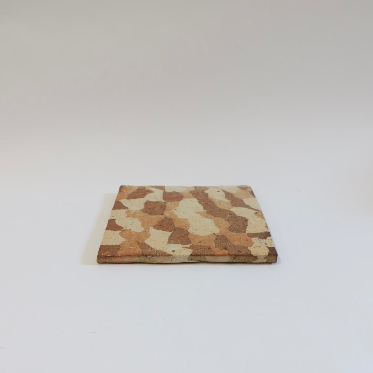 Korean Wood-fired Stoneware Mosaic Tray
