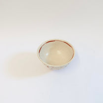 Japanese Hana Akae Hand-painted Floral Bowl