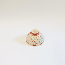 Japanese Hana Akae Hand-painted Floral Bowl