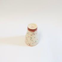 Japanese Hana Akae Hand-Painted Floral Cup