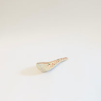 Japanese Hana Akae Hand-painted Floral Spoon