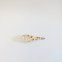 Japanese Hana Akae Hand-painted Floral Spoon