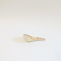 Japanese Hana Akae Hand-painted Floral Spoon
