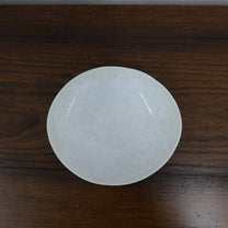 Japanese White Crystalline Glaze Shallow Bowl, M
