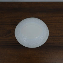 Japanese White Crystalline Glaze Shallow Bowl, M